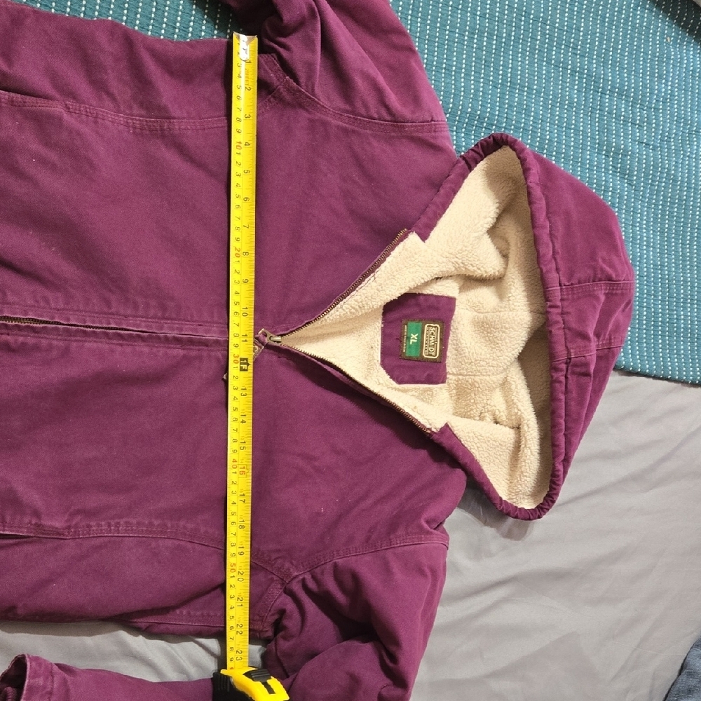Carhartt Women's Purple Hooded Jacket - Picture 4 of 9